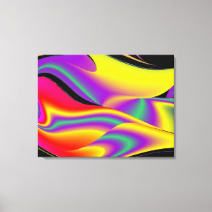Magic of Färg Abstrakt 3D Rainbowart Canvastryck