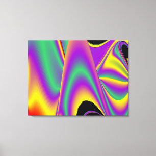 Magic of Färg Abstrakt 3D Rainbowart Canvastryck