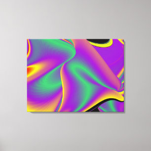 Magic of Färg Abstrakt 3D Rainbowart Canvastryck