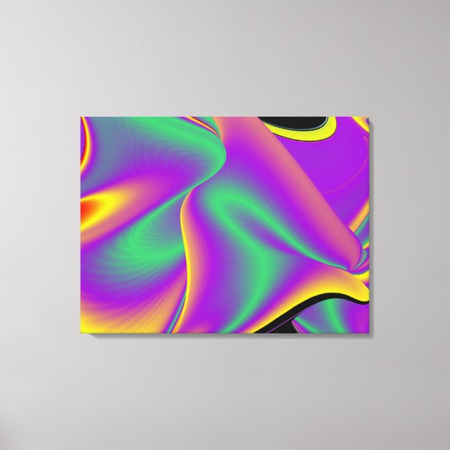 Magic of Färg Abstrakt 3D Rainbowart Canvastryck (Framsida)