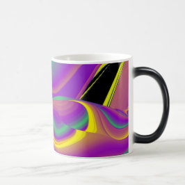 Magic of Färg, Abstrakt 3D Rainbowart Magisk Mugg