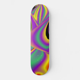 Magic of Färg, Abstrakt 3D Rainbowart Mini Skateboard Bräda 18,5 Cm