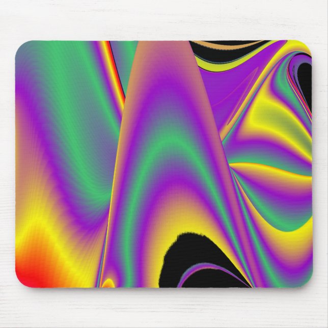 Magic of Färg Abstrakt 3D Rainbowart Musmatta (Framsidan)