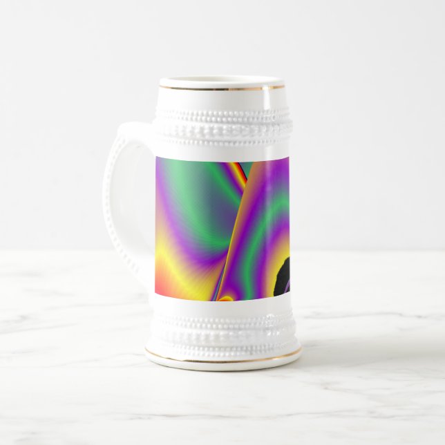 Magic of Färg, Abstrakt 3D Rainbowart Sejdel (Framsida vänster)