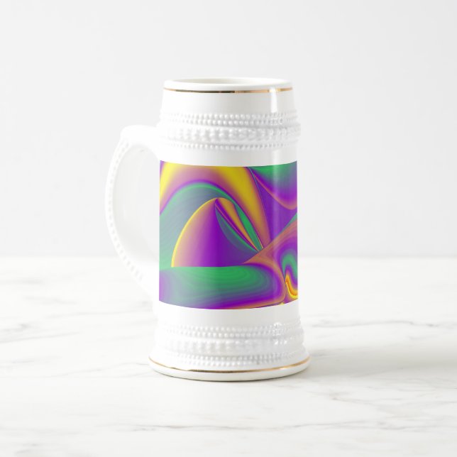 Magic of Färg, Abstrakt 3D Rainbowart Sejdel (Framsida vänster)