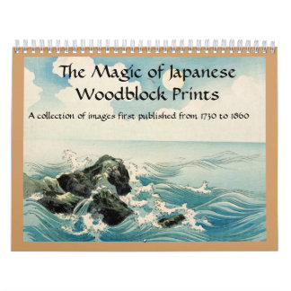 Magic of Japan Woodblock-utskrifter Kalender
