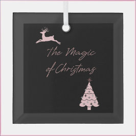 Magic of jul Reindeer and Träd Julgransdekoration