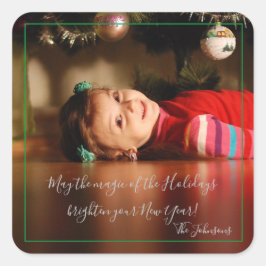 Magic of the Helgdagars Kuvert Fyrkantigt Klistermärke