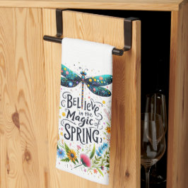 Magic of Vår blommigt Kökshandduk