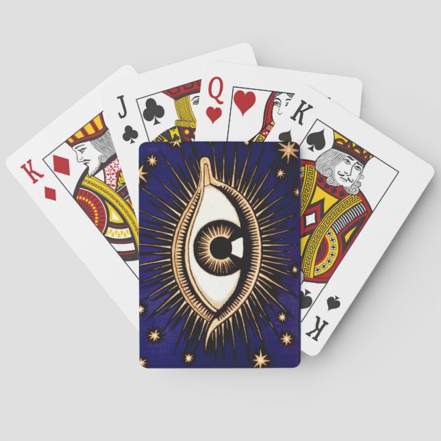 Magic Öga and Stars Casinokort (Baksidan)