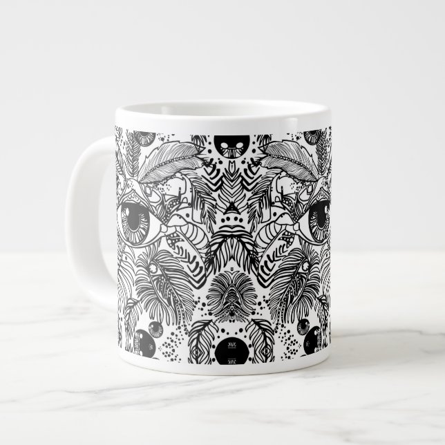Magic öga. Symbol för Omniscience & Supreme Is Jumbo Mugg (Framsida vänster)