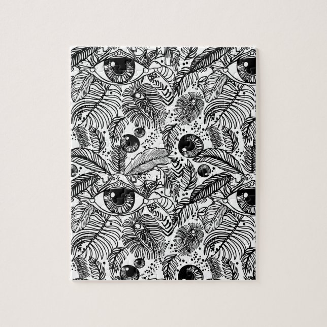 Magic öga. Symbol för Omniscience & Supreme Is Pussel (Vertikal)