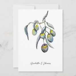 Magic Olife Watercolor Hand-målat Meddelande