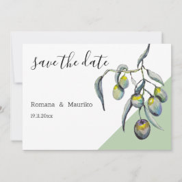 Magic Olife Watercolor Hand-målat Spara Datumet