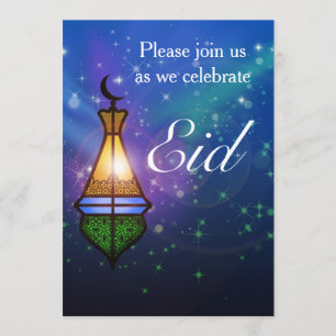 Magic Oriental Lantern - Eid Party-inbjudan Inbjudningar