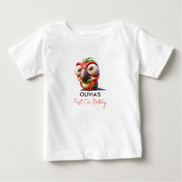 Magic Parrot Caricatures 1st Birthday T Shirt