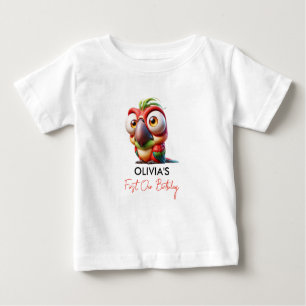 Magic Parrot Caricatures 1st Birthday T Shirt