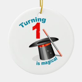 Magic Party 1:a födelsedagen Julgransprydnad Keramik