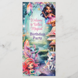 Magic Party Menu Meny
