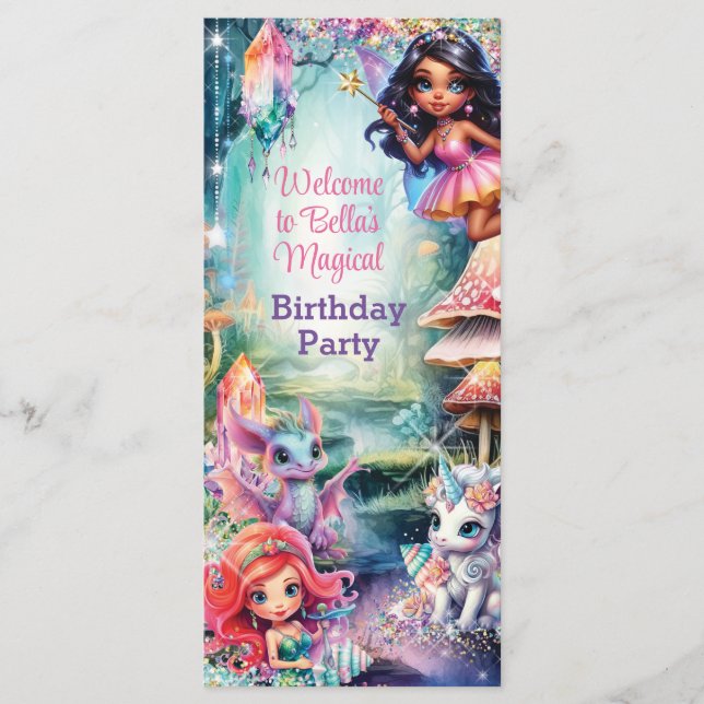 Magic Party Menu Meny (Framsida)