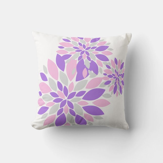 Magic Pastel Flower Petals Cushion Dekorativ kudde (Framsida)