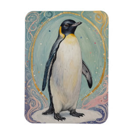 Magic Pastel Penguin Magnet