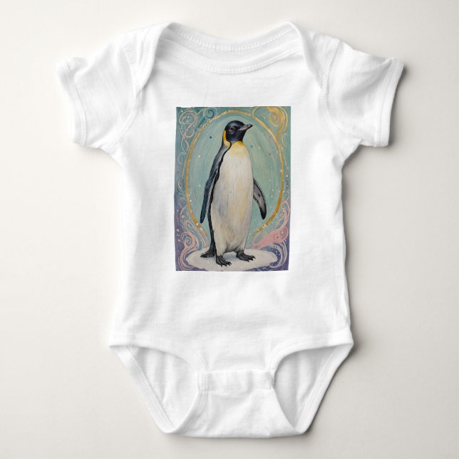Magic Pastel Penguin T Shirt (Framsida)
