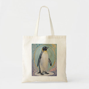 Magic Pastel Penguin Tygkasse