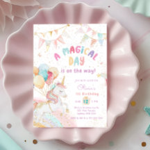 Magic Pastel Unicorn Birthday