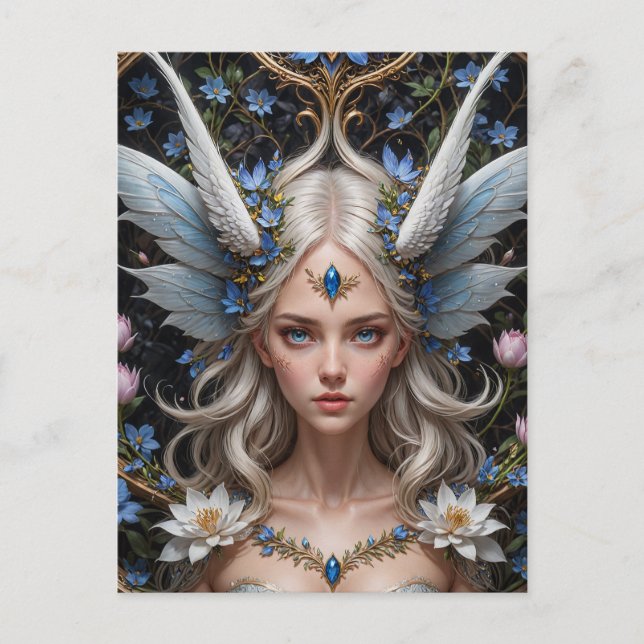 Magic Peace Fairy Vykort (Framsida)