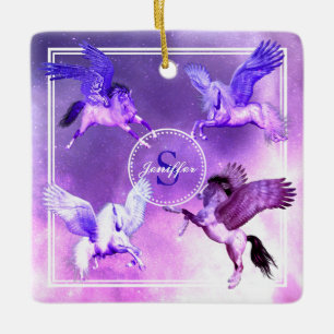 Magic Pegasus Universe. Julgransprydnad Keramik
