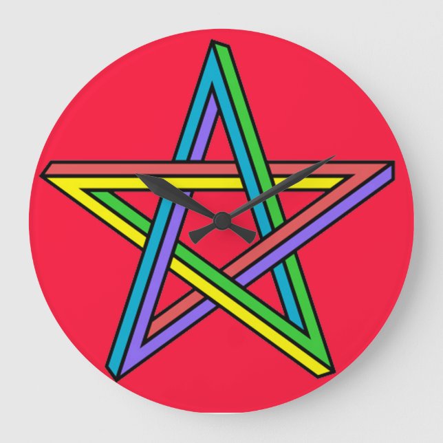 Magic Pentacle-Poster Stor Klocka (Framsida)