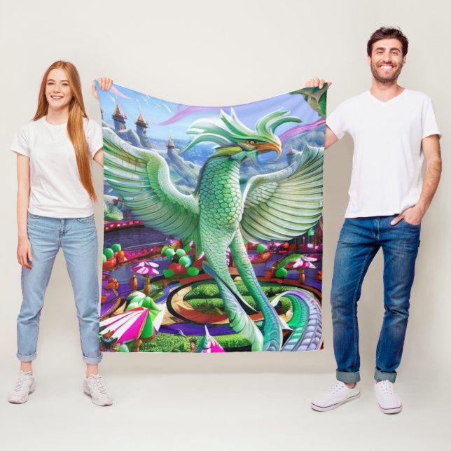 Magic Phoenix Fleecefilt (På plats)