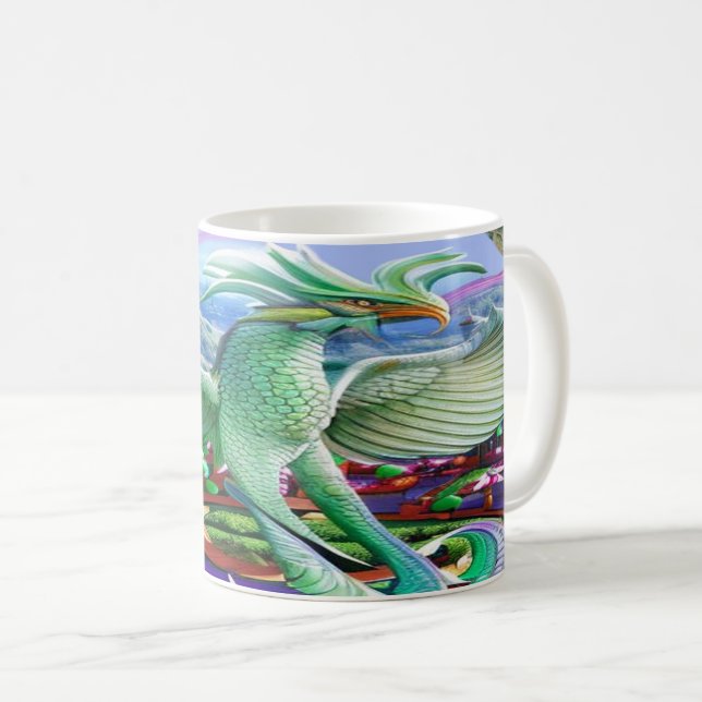 Magic Phoenix Kaffemugg (Framsida höger)