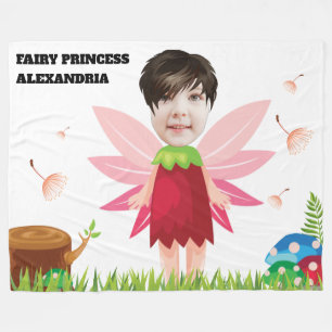 Magic Pixie Enchanted Fairy New Roligt Kids Fab Fleecefilt