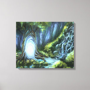 Magic portal canvastryck