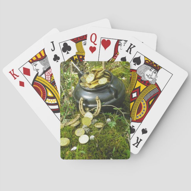 "Magic Pot of Guld!" Spelkort (Baksidan)