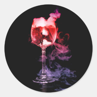 Magic Potion-etikett Runt Klistermärke