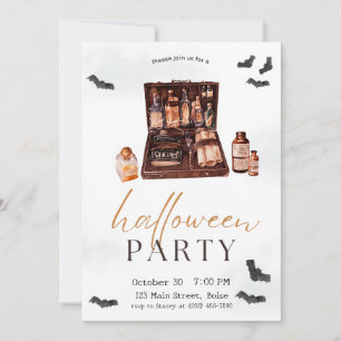 Magic Potion Fall Halloween fest Inbjudningar