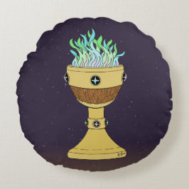 Magic Potion in Mazer and Chalice Combo Rund Kudde