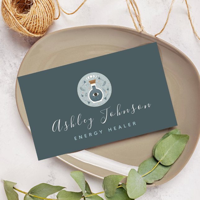 Magic Potion Third Öga Cosmic Energy Healer Witchy Visitkort (Skapare uppladdad)