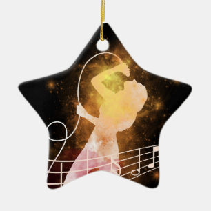 Magic Power of Music and Singer Julgransprydnad Keramik