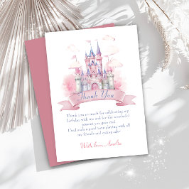 Magic Princess Castle Girl Birthday - Tack för dit