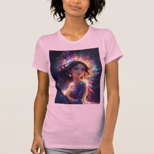 Magic Princess in Tiara T-shirt Färg Choice