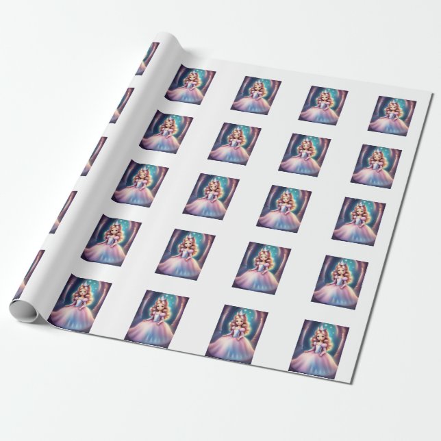 Magic Princess Magic trending Enchanted Fairy Presentpapper (Utrullad)