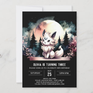 Magic Printable Varg Birthday Inbjudningar