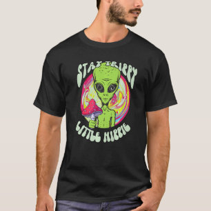 Magic Psilocybin Mushroom Alien Stanna Trippy Litt T Shirt