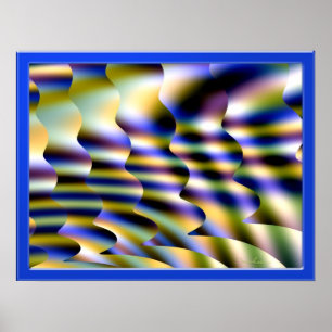 Magic Psychedelic Trance Scenery Poster