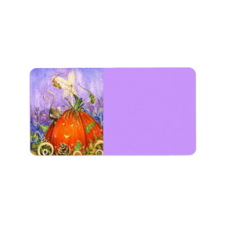 Magic Pumpkin och Little Friends Adressetikett