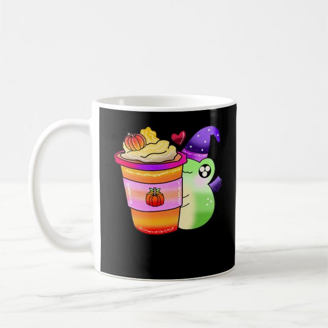 Magic Pumpkin Spice Potion Latte Älskare Kaffemugg (Vänster)